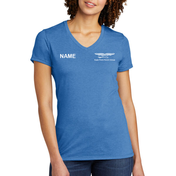 Allmade® Women’s Tri-Blend V-Neck Tee - Printed Logo ** Add Name for $5! ** Thumbnail