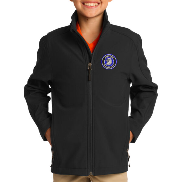 Port Authority® Youth Core Soft Shell Jacket - Embroidered Logo ** Add Name for $5! ** Thumbnail