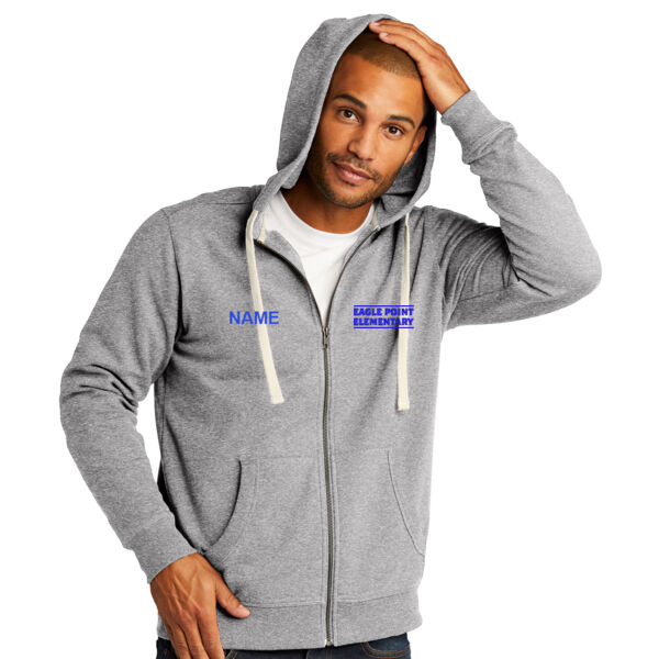 District Re-Fleece Full-Zip Hoodie - Embroidered Logo ** Add Name for $5! ** Thumbnail