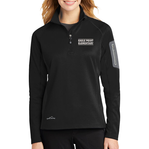 Eddie Bauer Ladies 1/2 Zip Performance Fleece - Embroidered Logo Thumbnail